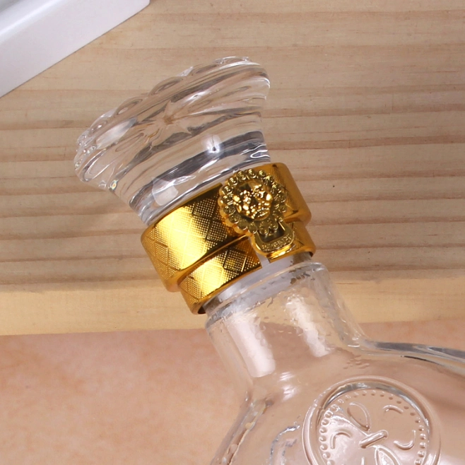 Transparent Champagne Fruit Wine Glass Bottle Carved Wine Glass Bottle Glass Red Wine Bottle