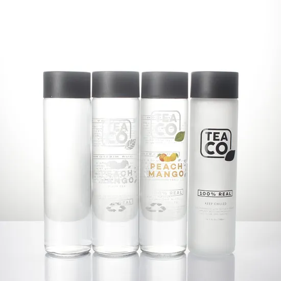 Garrafa de suco de vidro personalizada/garrafa de bebida/garrafa de vidro de leite/garrafa de vidro de café