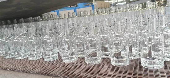 Garrafa de vinho de vidro em forma de Bordeaux vazia/Garrafa de vinho tinto/Garrafa de vinho de vidro/Garrafa de vinho Borgonha